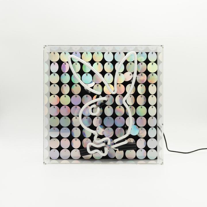 Actual product image Locomocean Acrylic box neon - Playboy Disco Bunny pink