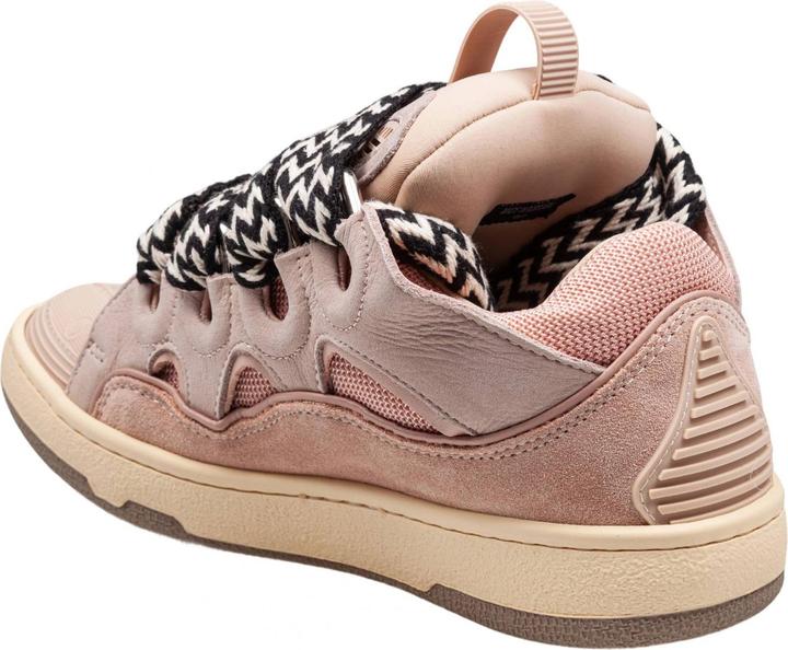 Produktbild Lanvin curb sneakers in white and pink leather (37)