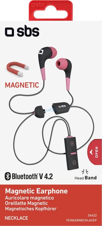 Image du produit SBS Oreillette Bluetooth intra-auriculaire avec fermeture magnétique