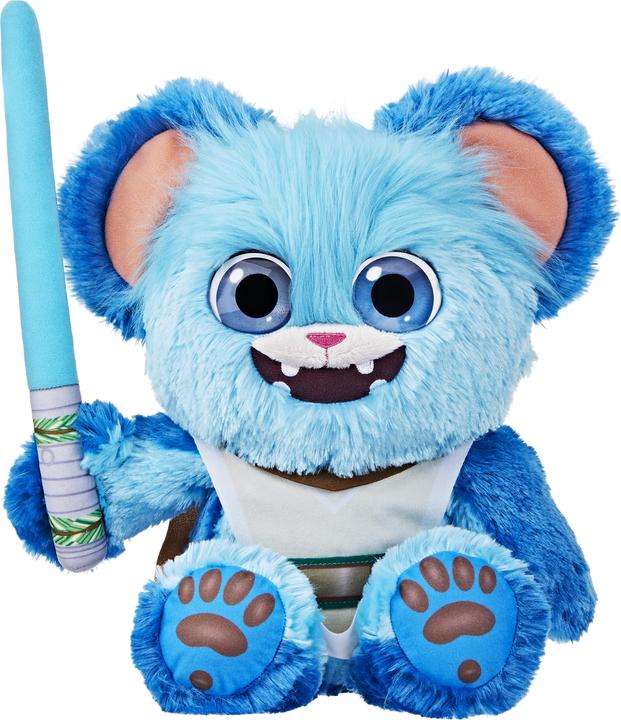 Actual product image Hasbro The Adventures of the Young Jedi, Fuzzy Force Nubs, Star Wars Plush Figure, Star Wars Playtoy (41.91 cm)