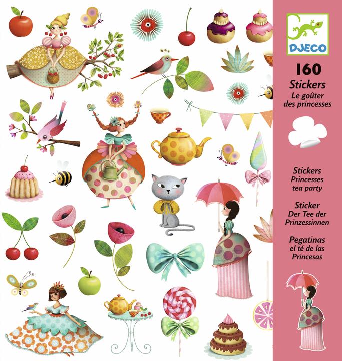 Image du produit Djeco Autocollants Princesses Tee Party
