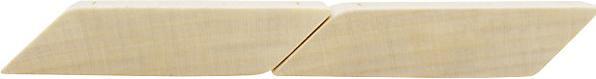Actual product image kaiserkraft Designer wooden magnets, pack of 4, LxWxH 60 x 20 x 13 mm, light brown. (4 x)