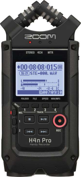 Zoom H4n Pro All Black (Handheld)