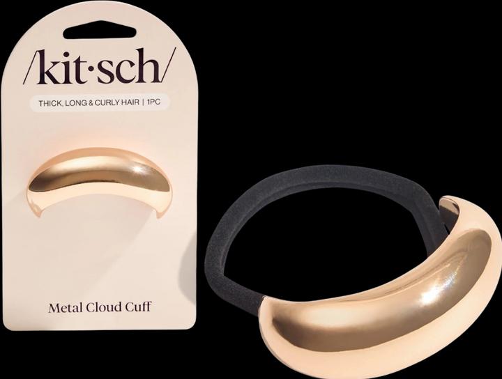 Produktbild Kitsch Haarband Metallwolke Gold L