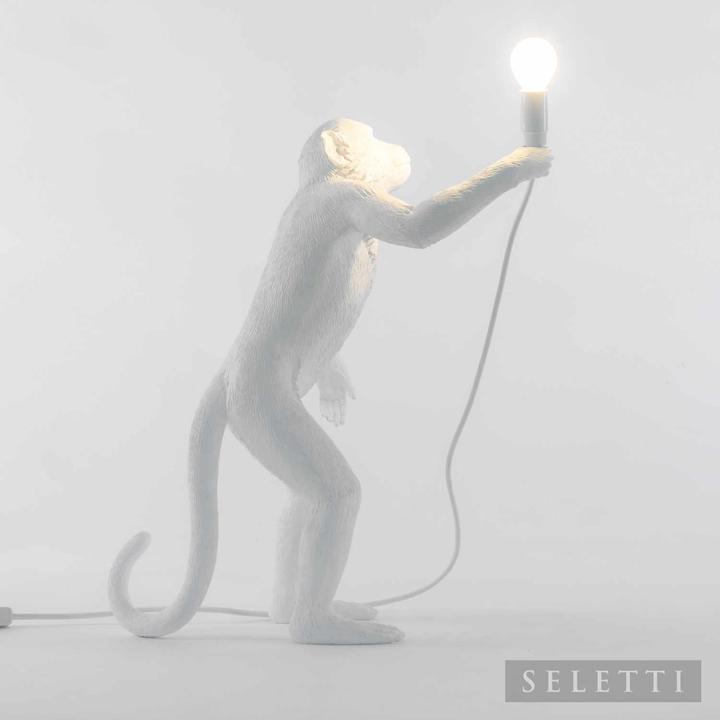 Image du produit Seletti Monkey Lamp White Lampe à Led (E14)