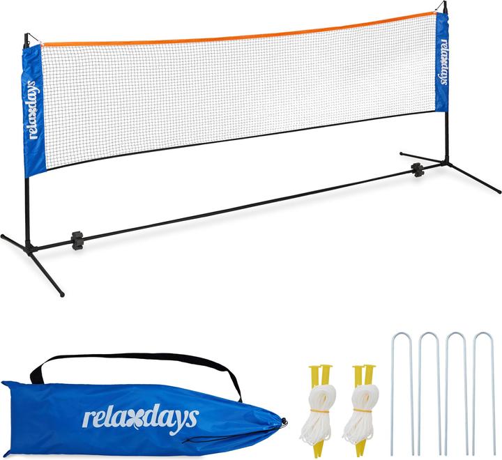 Relaxdays Badmintonnetz