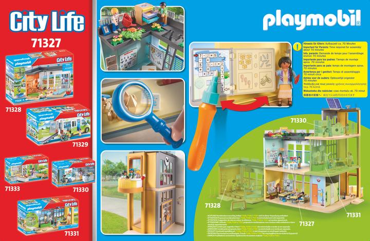 Produktbild Playmobil Grosse Schule (71327, Playmobil City Life)
