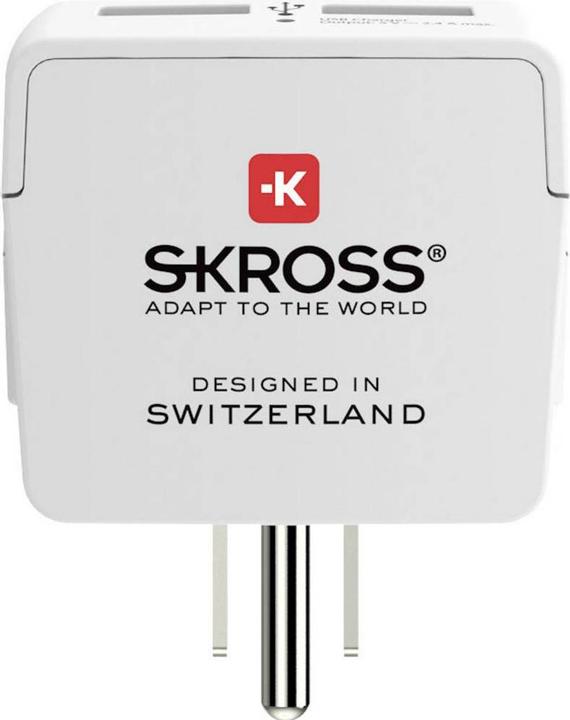 Actual product image Skross Travel adapter EU - USA