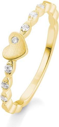 Immagine prodotto Breuning Anello di fidanzamento a cuore (51, Oro 750/18 K)