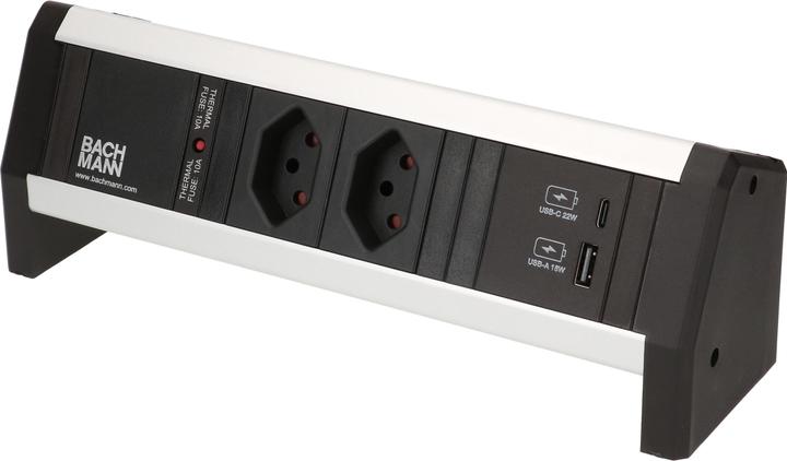 Produktbild Bachmann Desk 1 (2 x, Typ 13, USB-A, USB-C)