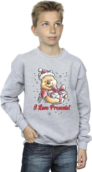 Actual product image Disney Boys Winnie The Pooh Love Presents Sweatshirt (116)