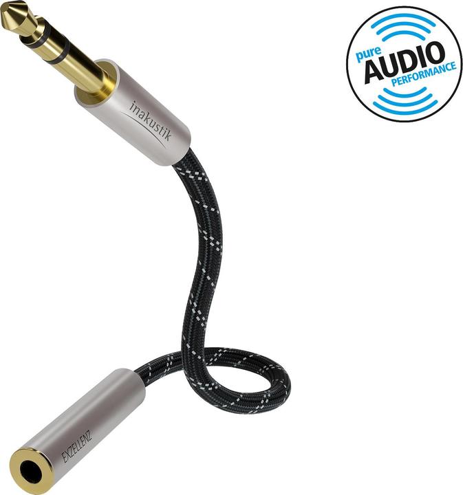 Produktbild Inakustik Kopfhörerverlängerung (5 m, 6.3mm Klinke (Jack))