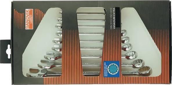 Actual product image Bahco Ring spanner set (11-piece) (11 mm, 12 mm, 10 mm, 14 mm, 22 mm, 13 mm, 15 mm, 17 mm, 19 mm)