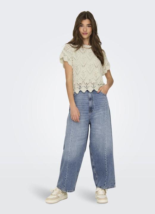 Actual product image Only Loose fit, shortened High waist jeans Wide cut jeans (27)
