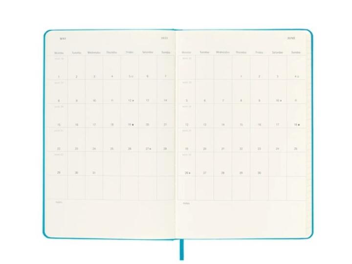 Produktbild Moleskine Wochen-Notizkalender (13 x 21 cm, Englisch)