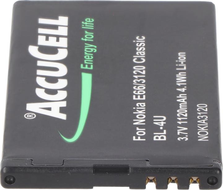 Immagine prodotto AccuCell Batteria adatta a Nokia 3120 classic BL-4U, Nokia E66