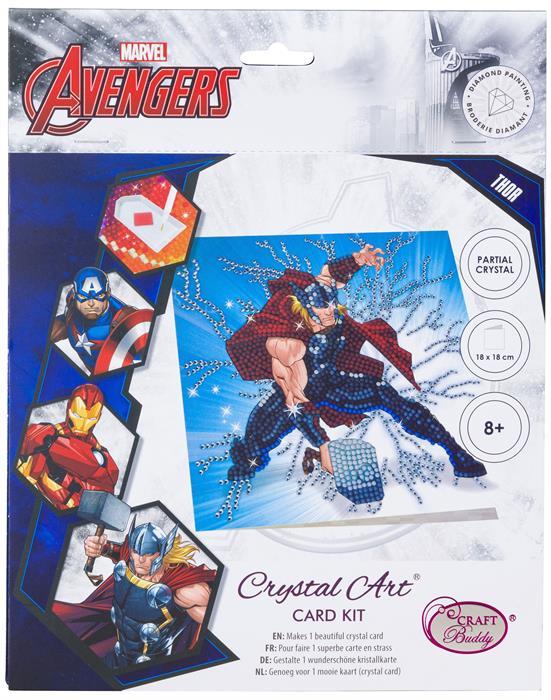 Immagine prodotto Craft Buddy Thor, carta 18x18cm Crystal Art