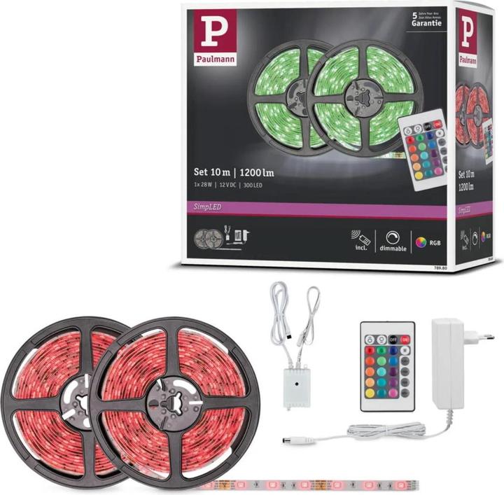 Image du produit Paulmann SimpLED (RGB, 1000 cm, Intérieur)