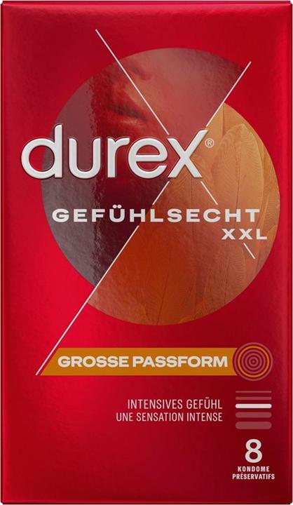 Produktbild Durex Gefühlsecht XXL (8 Stk.)