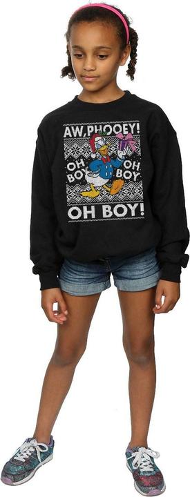 Immagine prodotto Disney Donald Duck Christmas Fair Isle Felpa Ragazze (116)