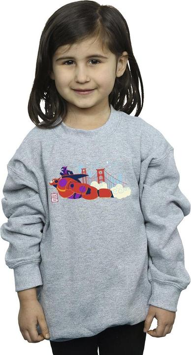 Immagine prodotto Disney Big Hero 6 Baymax Hiro Bridge Felpa Ragazze (152, 158)