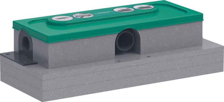 Actual product image hansgrohe Basic body uBox universal for shower channels Drain body, flat (343 mm)