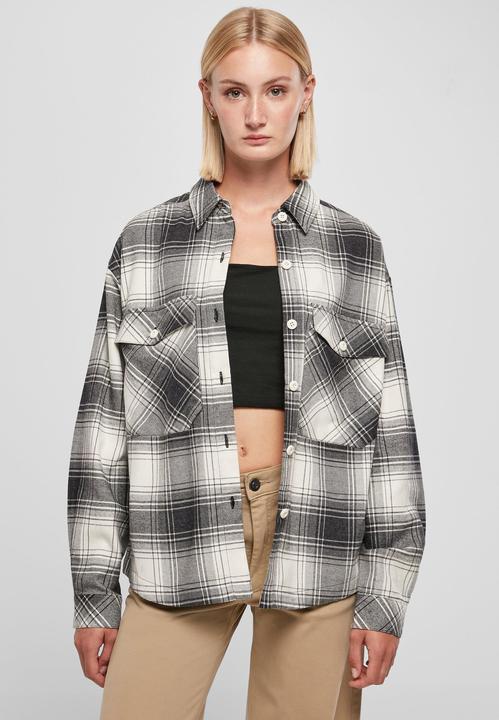 Produktbild Urban Classics Ladies Oversized Check Shirt (XL)