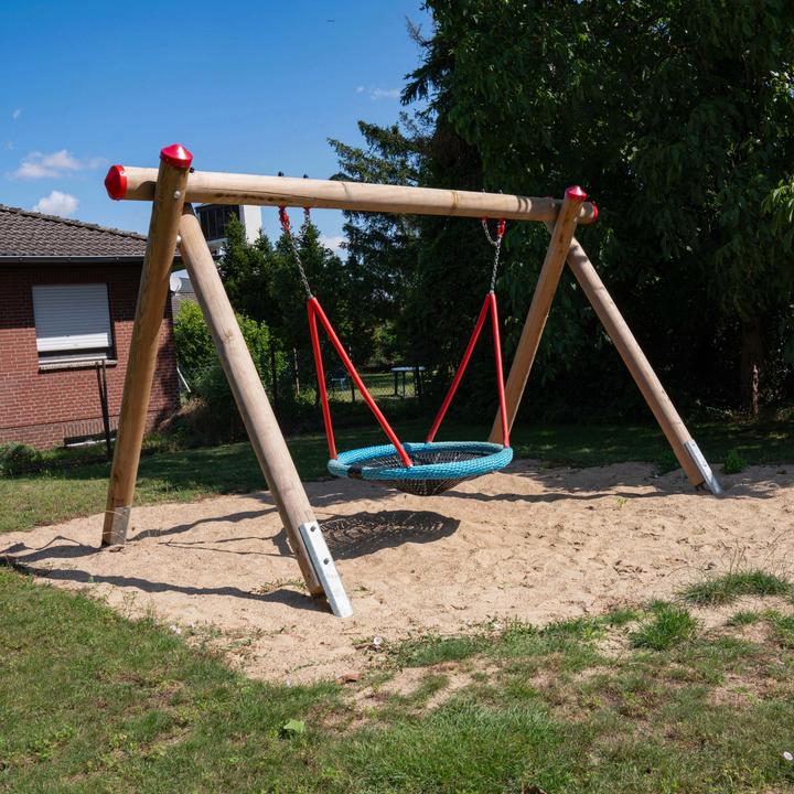 Actual product image Huck Seiltechnik Douglas fir bird nest swing