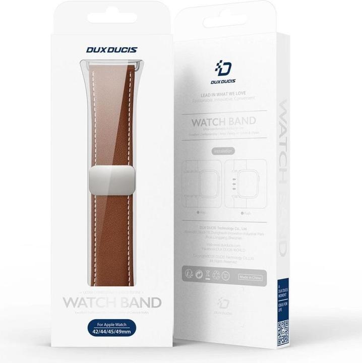 Immagine prodotto Dux Ducis Cinturino YA (38 mm, 40 mm, 41 mm, Vera pelle, Apple Watch Series 1, Apple Watch Series 2, Apple Watch Series 3, Apple Watch Serie 4, Apple Watch Serie 5, Apple Watch Serie 6, Apple Watch Series 7, Apple Watch Series 8, Apple Watch Series 9, Apple Watch SE)