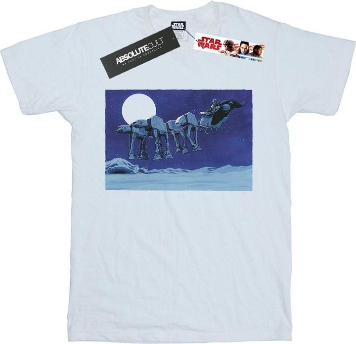 Immagine prodotto Star Wars Christmas AT-AT Sleigh Maglietta Uomo (XXL)