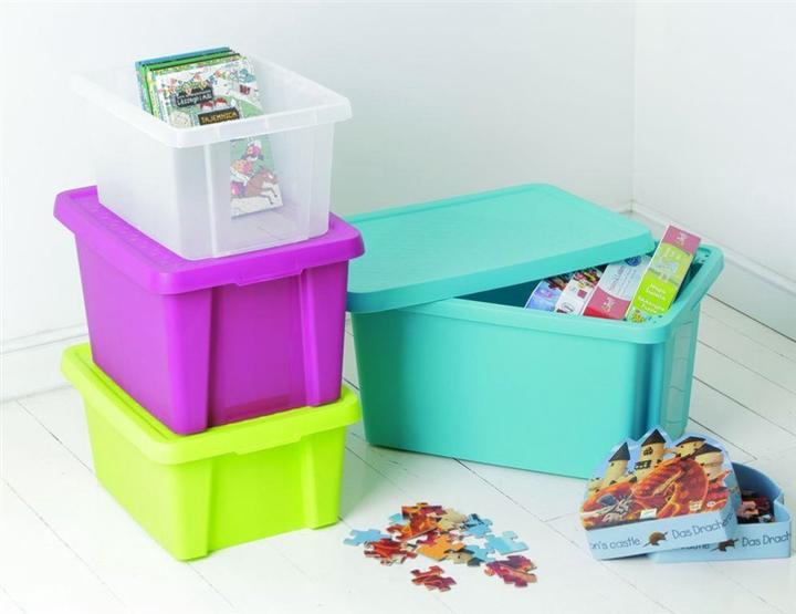 Produktbild Curver STORAGEBOXCURVER 26L+LID GREEN 598 (44 x 34 x 27 cm, 26 l)