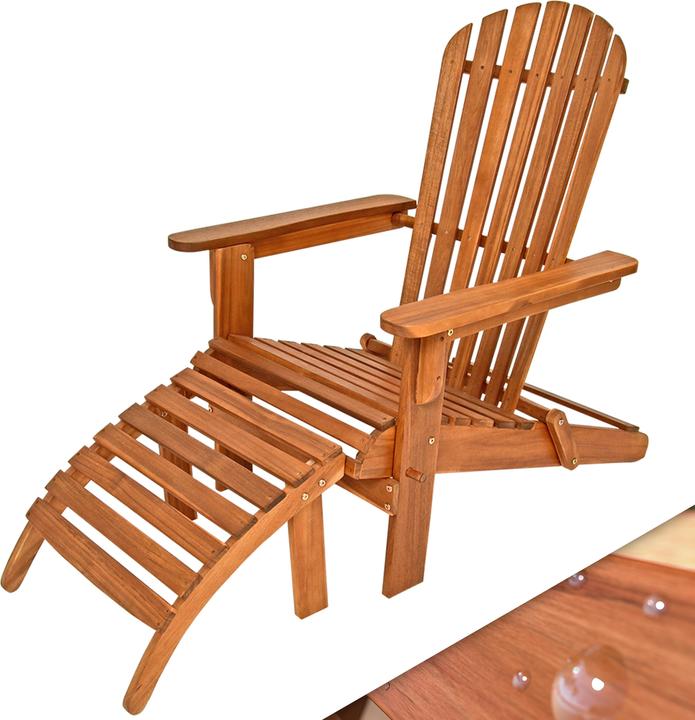 Immagine prodotto Casaria Sedia Prendisole con Poggiapiedi (85 cm)