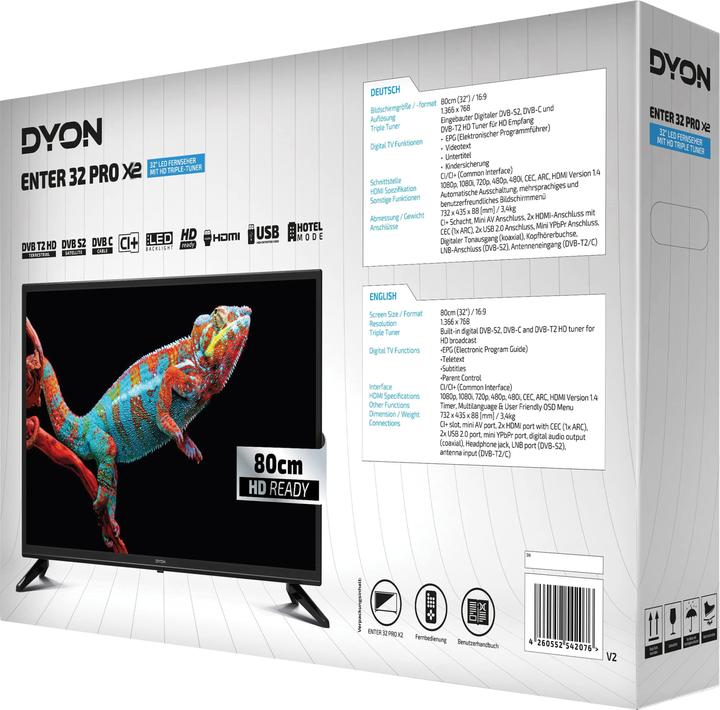 Produktbild Dyon Enter 32 Pro X2 (32", LCD, HD)