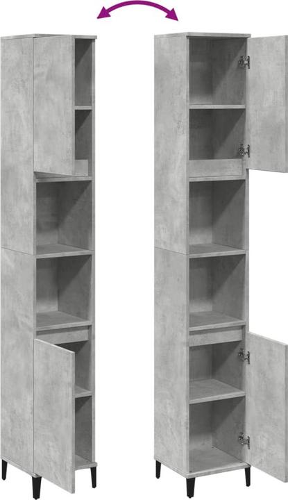 Actual product image VidaXL Bathroom cabinet (30 x 30 x 190 cm)