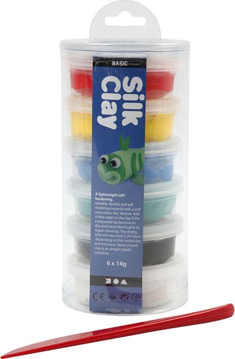 Actual product image Creativ Company Silk modelling clay Basic Set