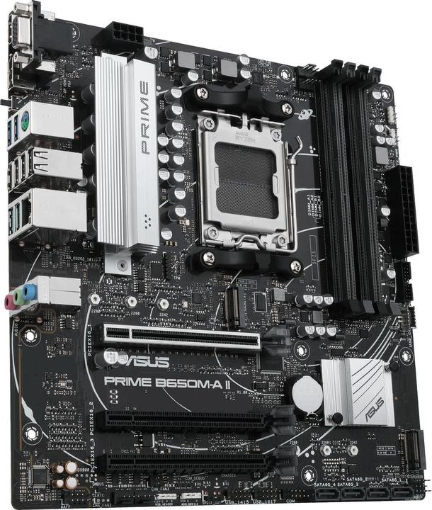 Actual product image ASUS PRIME B650M-A II (AM5, AMD B650, mATX)