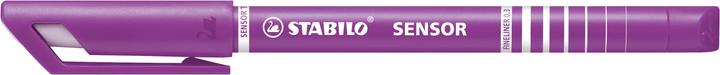 Image du produit STABILO SENSOR F Finliner avec taille-crayon à ressort (Purple, 1 x)