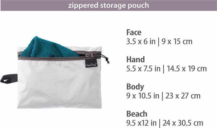 Produktbild Pack Towl Badetuch RecLuxe Beach, Midnight, 150 x 91 cm (150 x 91 cm)