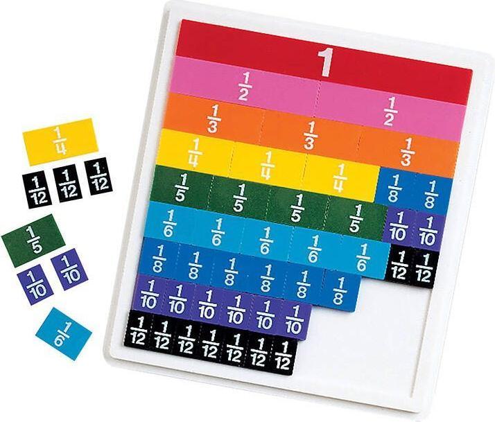 Actual product image Learning Resources Kafelki do matematyki Ułamki LER 0615 (tęcza)
