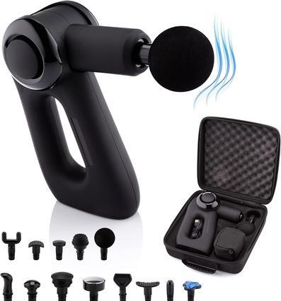 Produktbild Medivon Gun TYTAN PRO Kabellose Handmassagepistole mit beheiztem und kühlendem Massagekopf 5 Arbeitsmodi