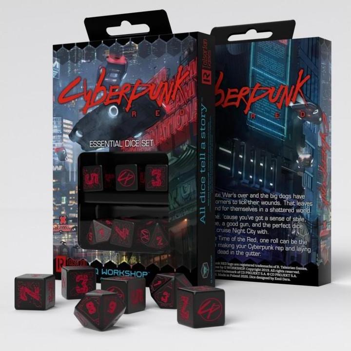 Actual product image Q Workshop SCPE06 - Cyberpunk Red: Night City Essential Set