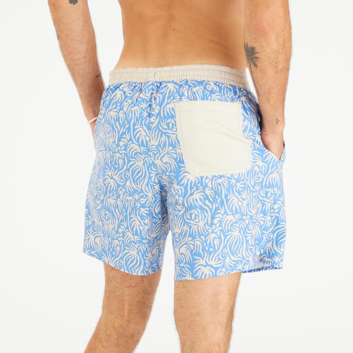 Produktbild Olaian Men’s Swim Shorts Surf 100 18” Long - Flora Blue (M)