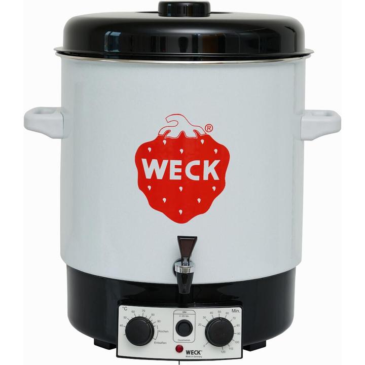 Actual product image Weck Einkochautomat EM mit Uhr mit Ablaufhahn (29 l)