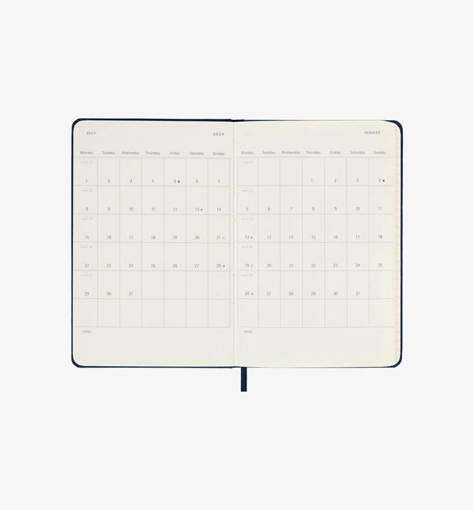 Image du produit Moleskine Agenda de poche Weekly (9 x 14 cm, Couverture rigide, Anglais)