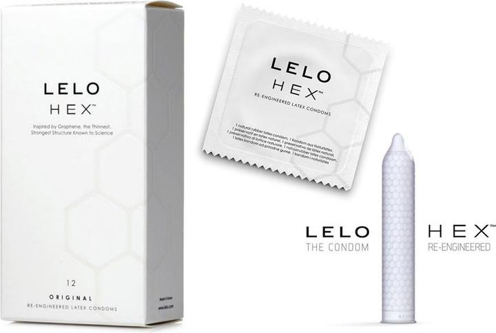 Actual product image LELO HEX Condoms Original (12 pcs.)