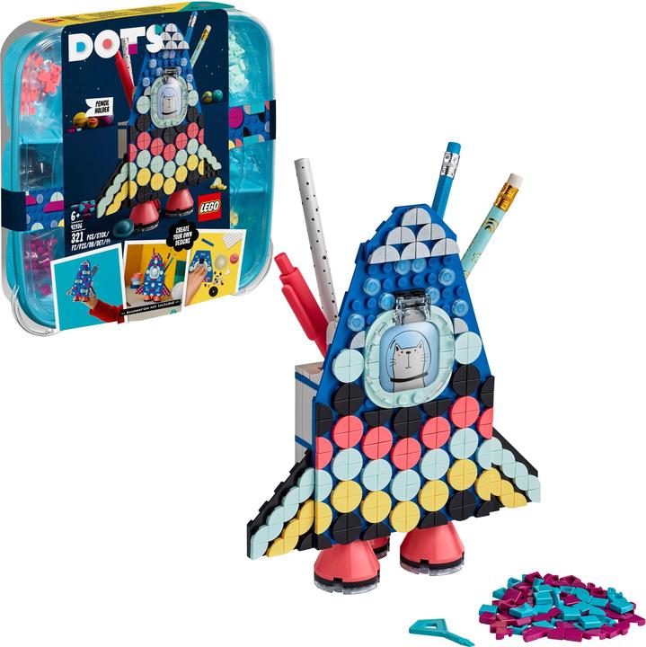 Image du produit LEGO Porte-stylo fusée (41936, LEGO Dots)