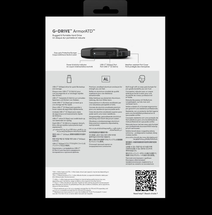 Actual product image SanDisk Professional G-DRIVE ArmorATD (1 TB)