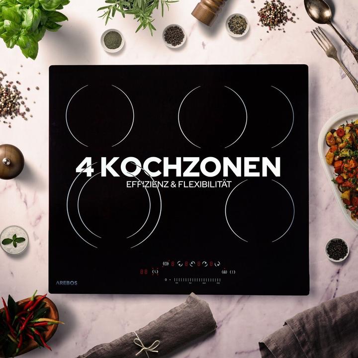 Produktbild Arebos Glaskeramikkochfeld