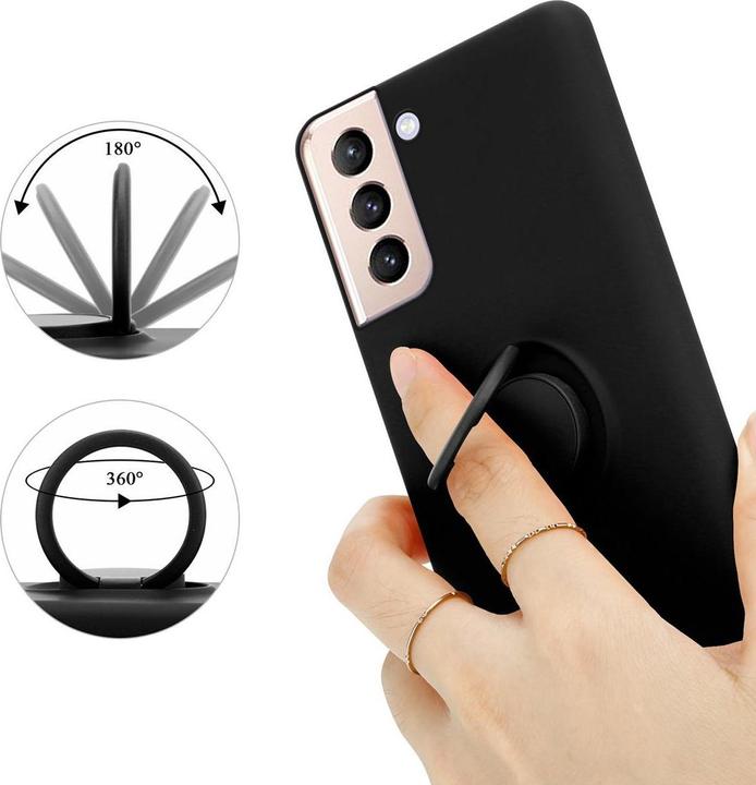 Actual product image Cadorabo TPU Liquid Ring Silicone Case Cover (Samsung Galaxy S21+)