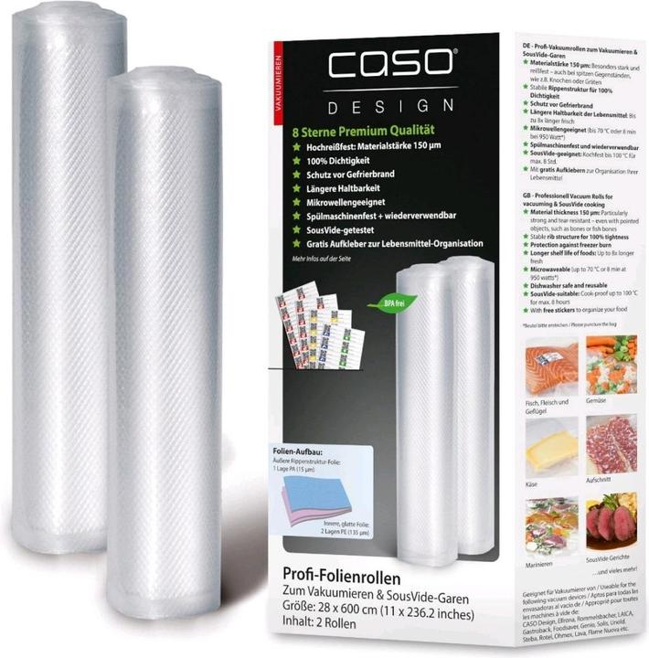 Caso Folienrollen 27.5 x 600cm (2 x)